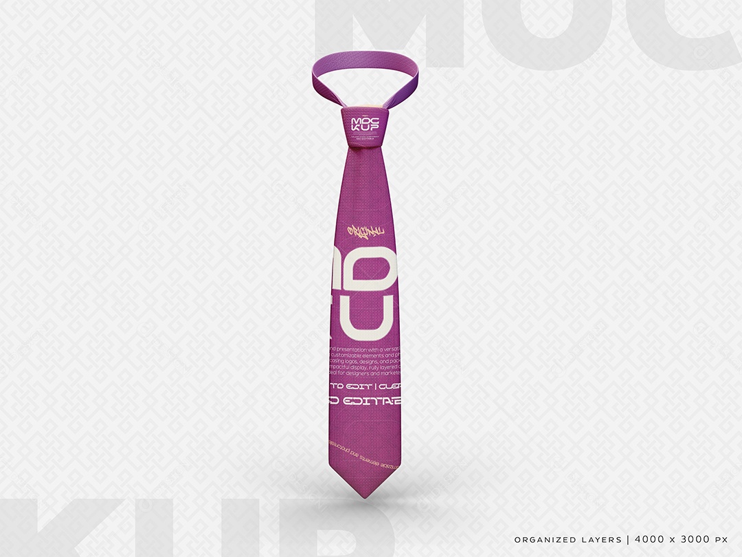 Mockup De Gravata PSD Editável