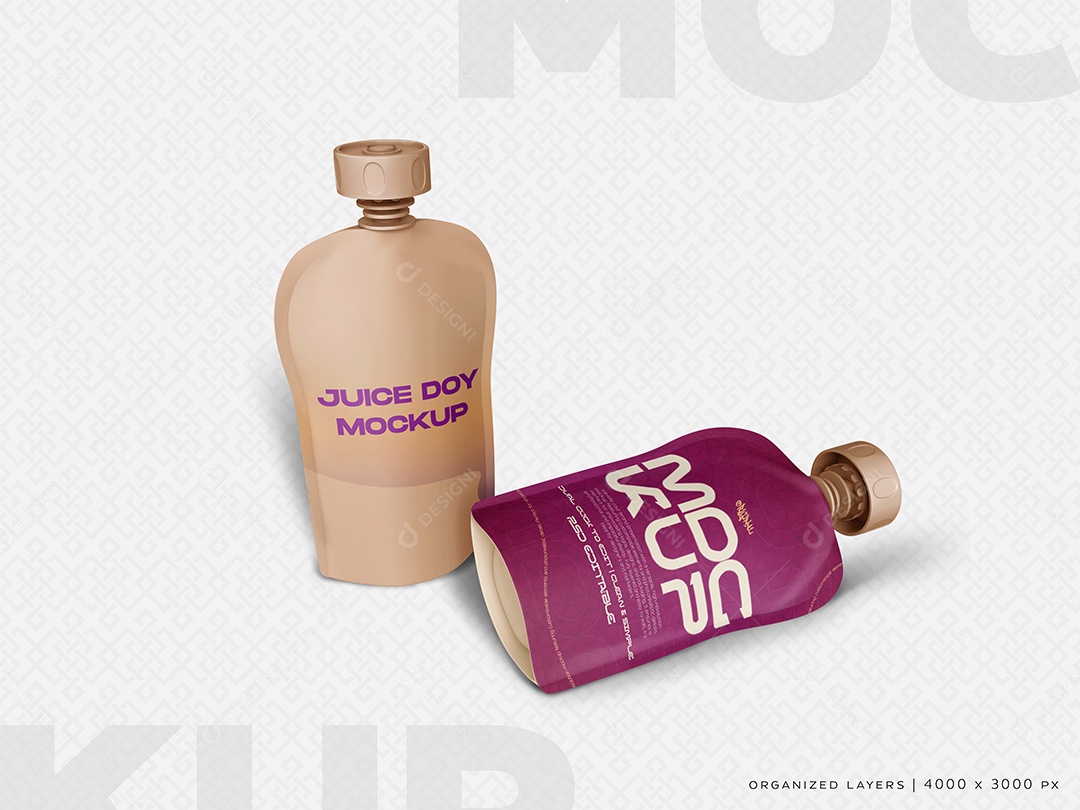 Frasco Shampoo Vidro Produto Mockup PSD Editável