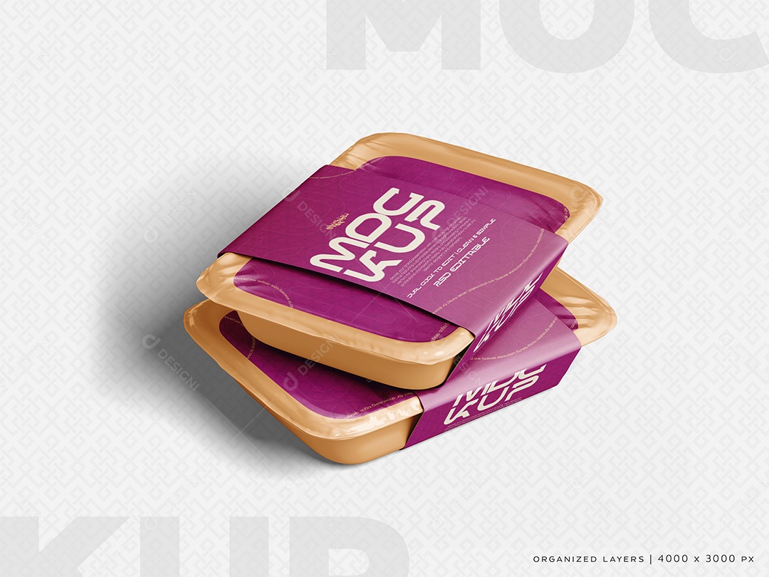 Mockup Embalagens De Alimentos PSD Editável