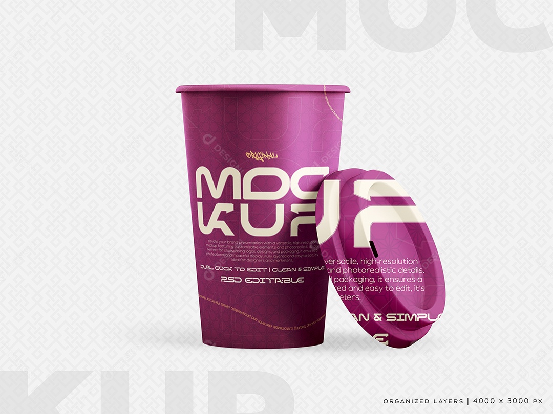 Copo de Café Mockup PSD