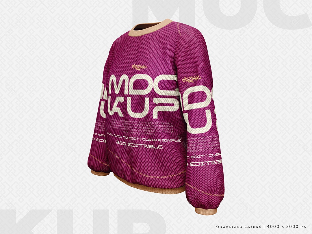 Mockup Moletom PSD Editável