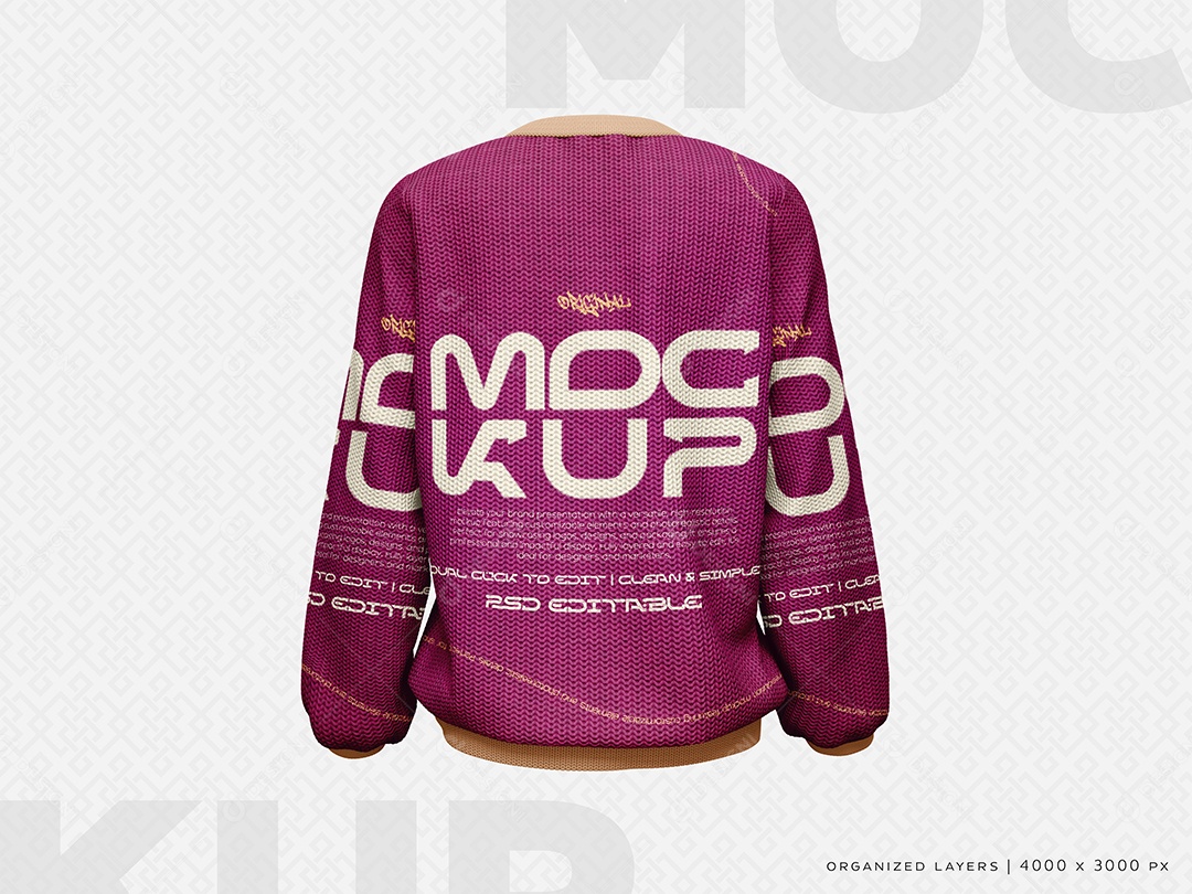 Mockup Moletom PSD Editável