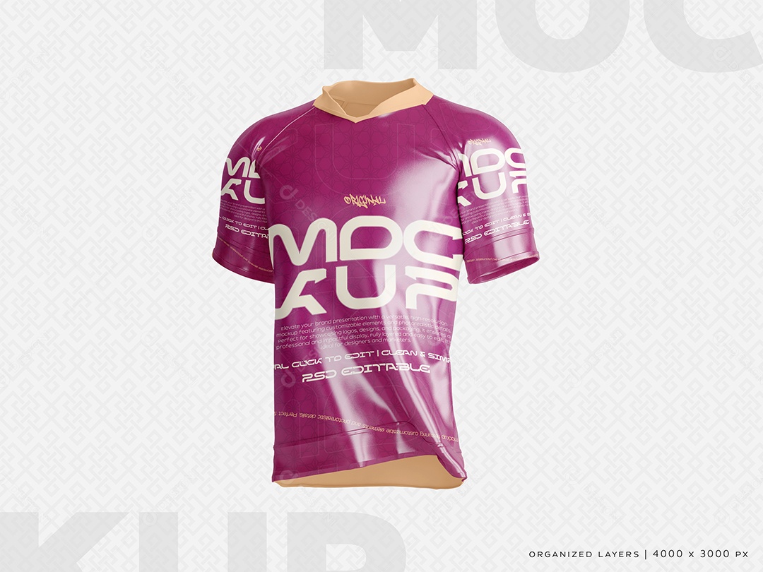 Camisa Mockup PSD Editável