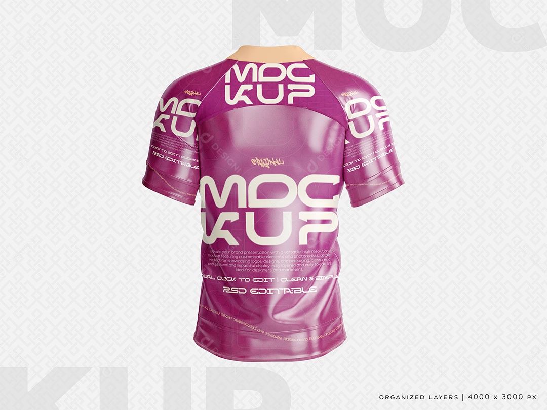 Camisa Mockup PSD Editável