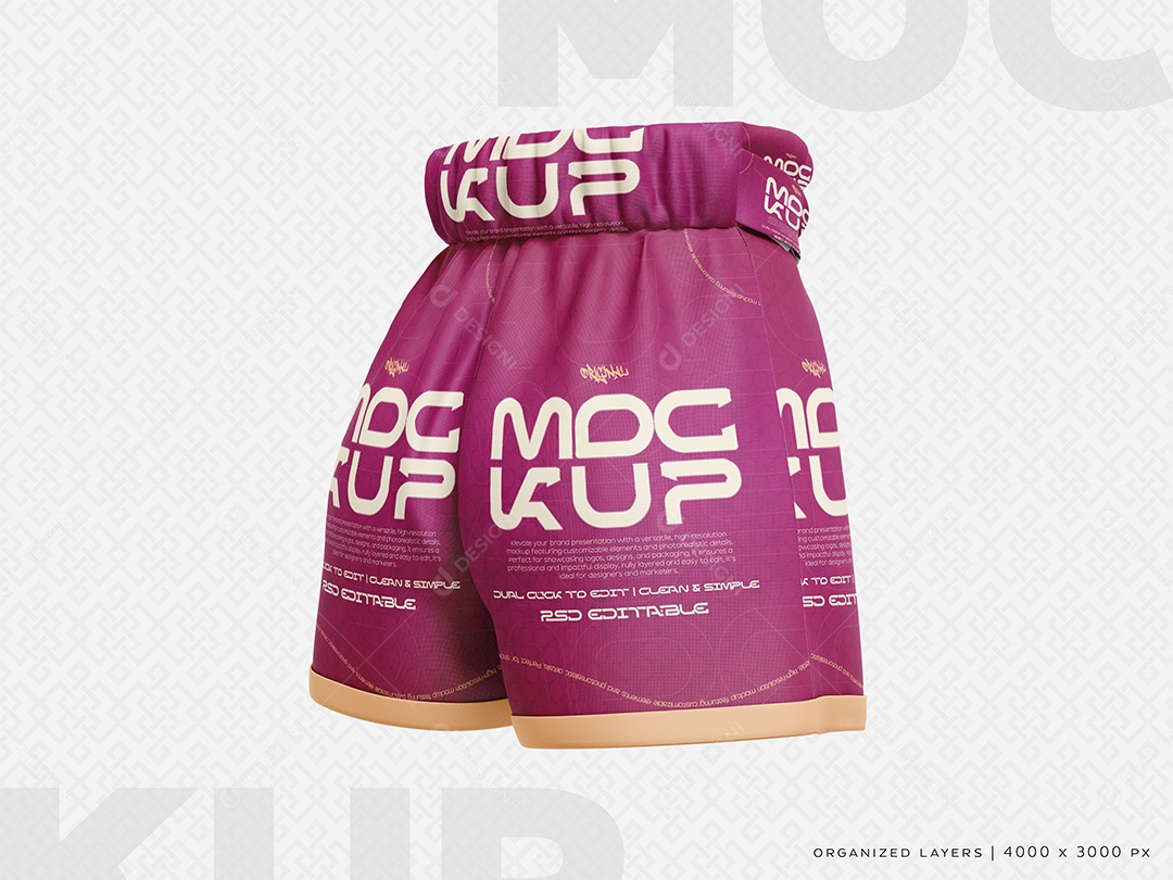 Bermuda Mockup PSD Editável