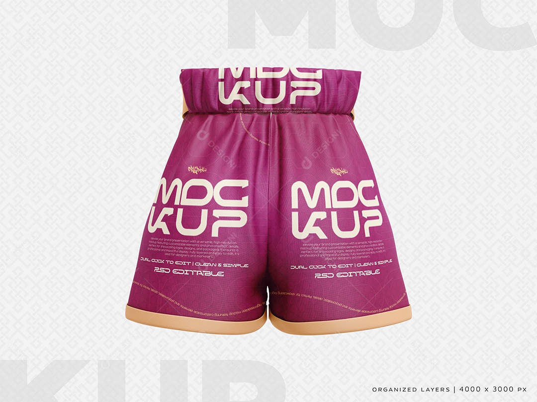 Bermuda Mockup PSD Editável