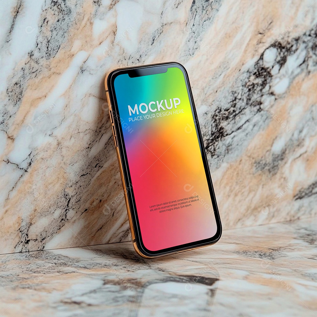 Mockup de Celular Smartphone PSD Editável
