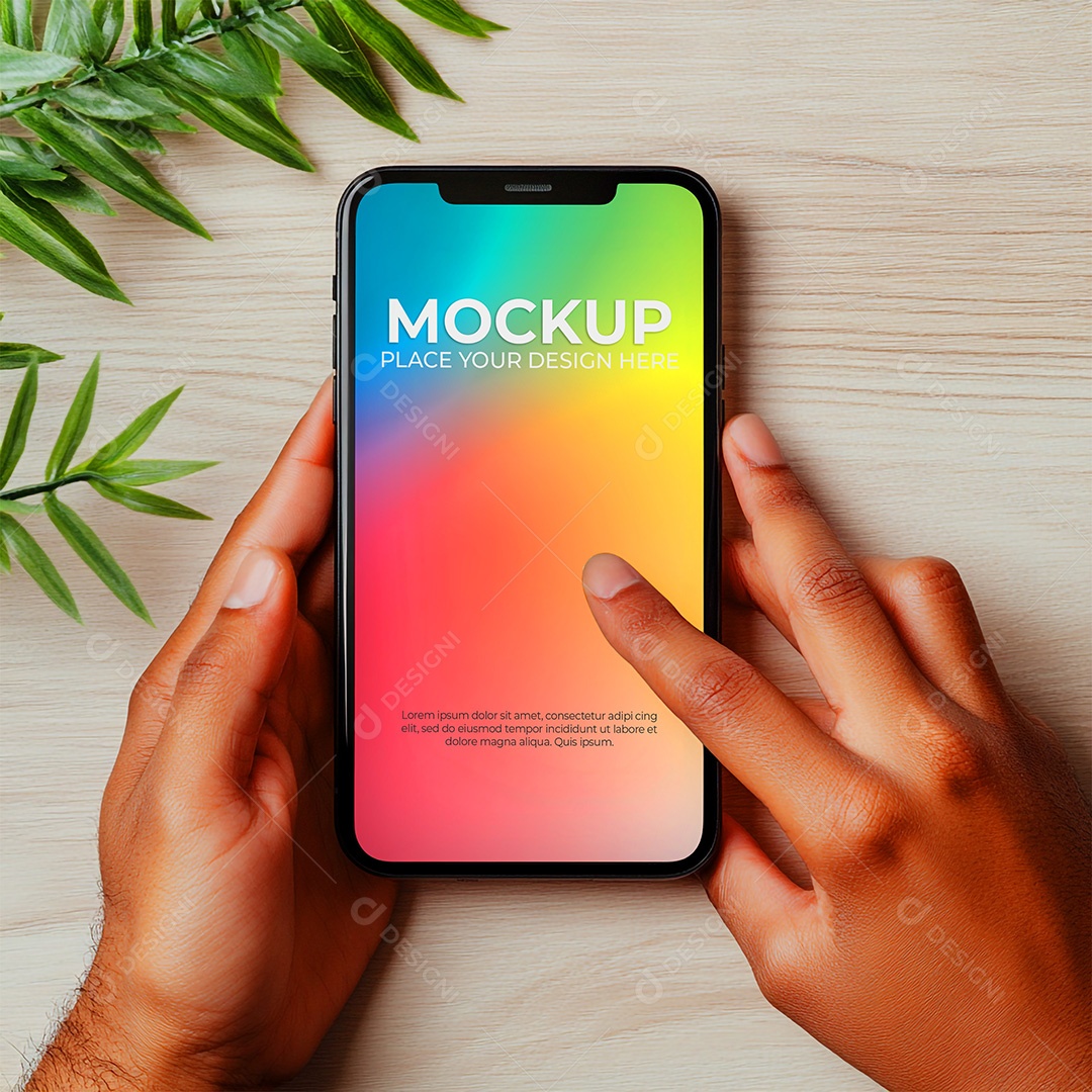 Mockup de Celular Smartphone PSD Editável