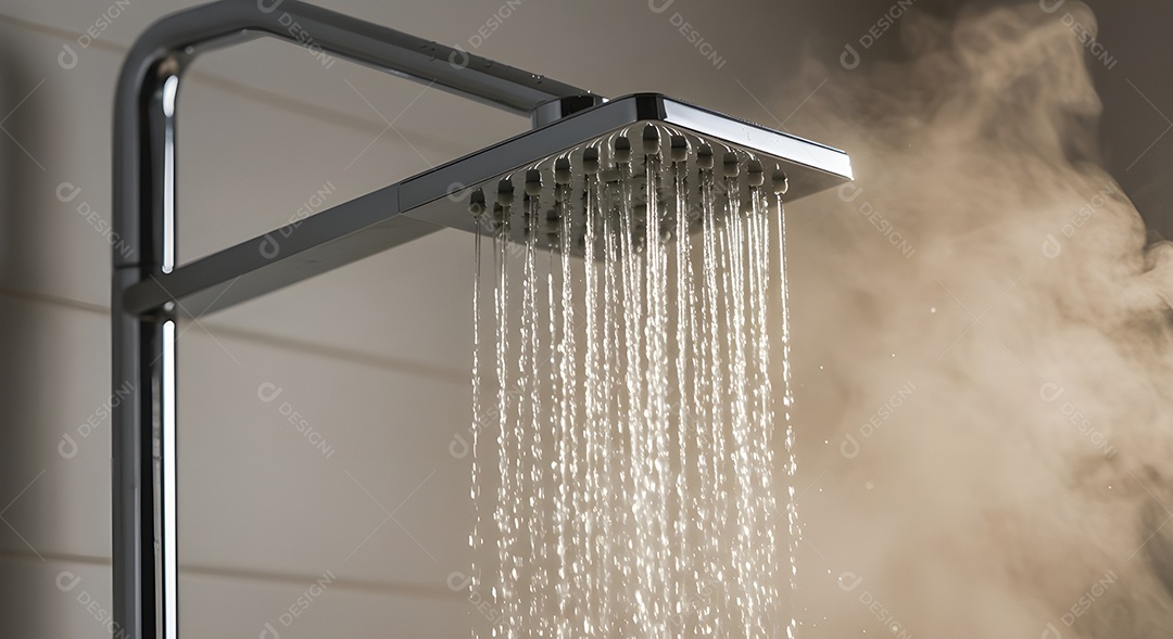 Retrato mostra um chuveiro, um aparelho comum em residências para o banho