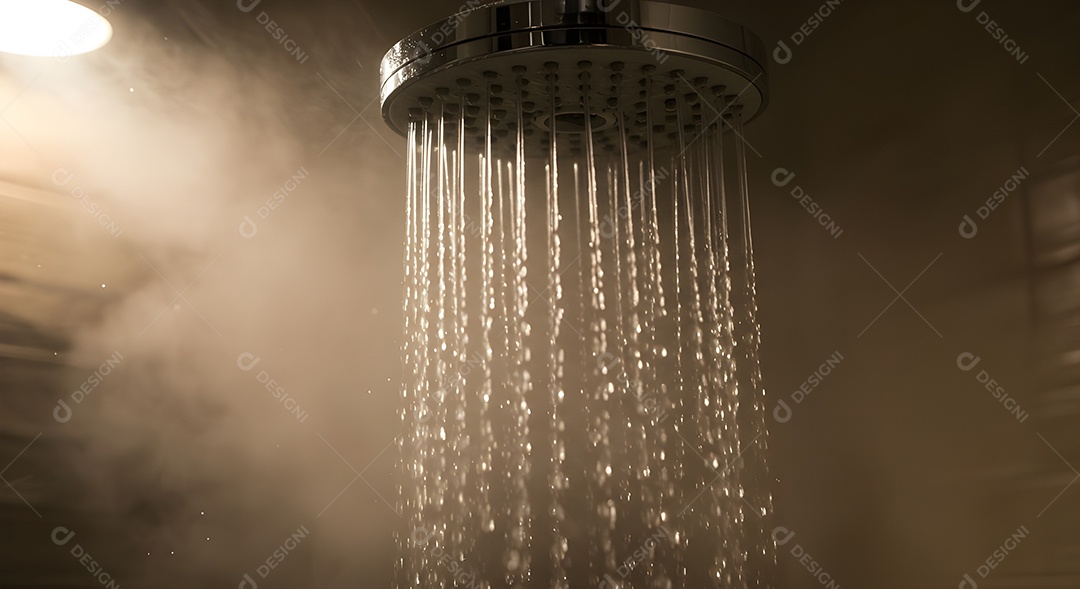 Retrato mostra um chuveiro, um aparelho comum em residências para o banho