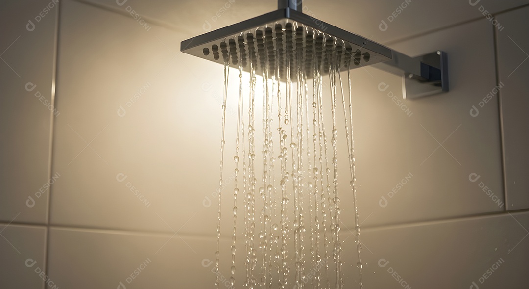 Retrato mostra um chuveiro, um aparelho comum em residências para o banho