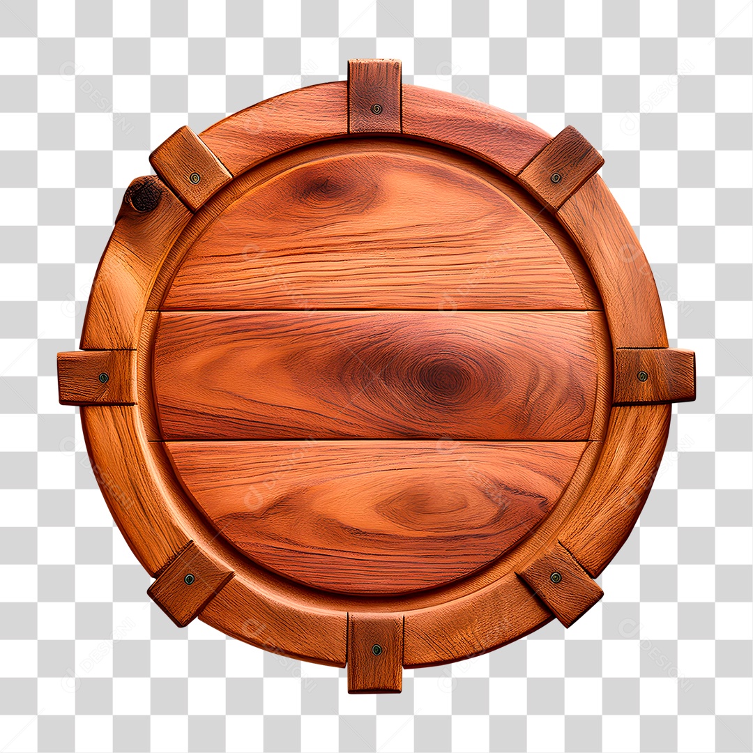 Placa de Madeira PNG Transparente