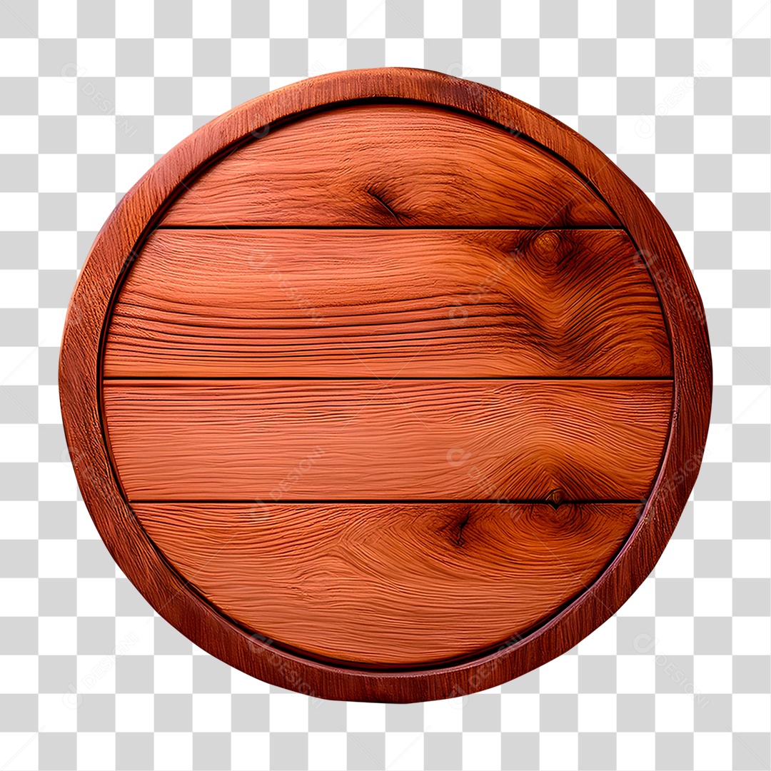 Placa de Madeira PNG Transparente