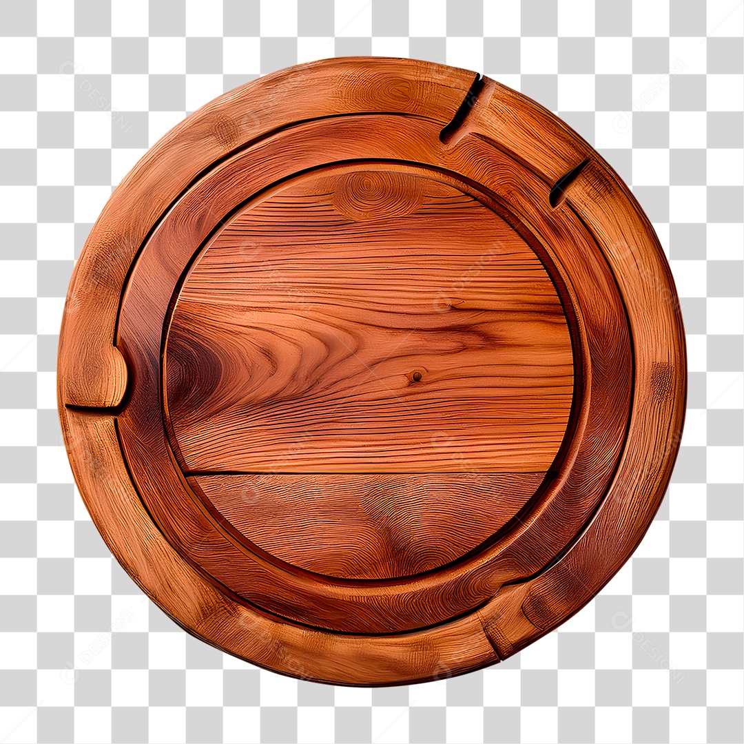 Placa de Madeira PNG Transparente