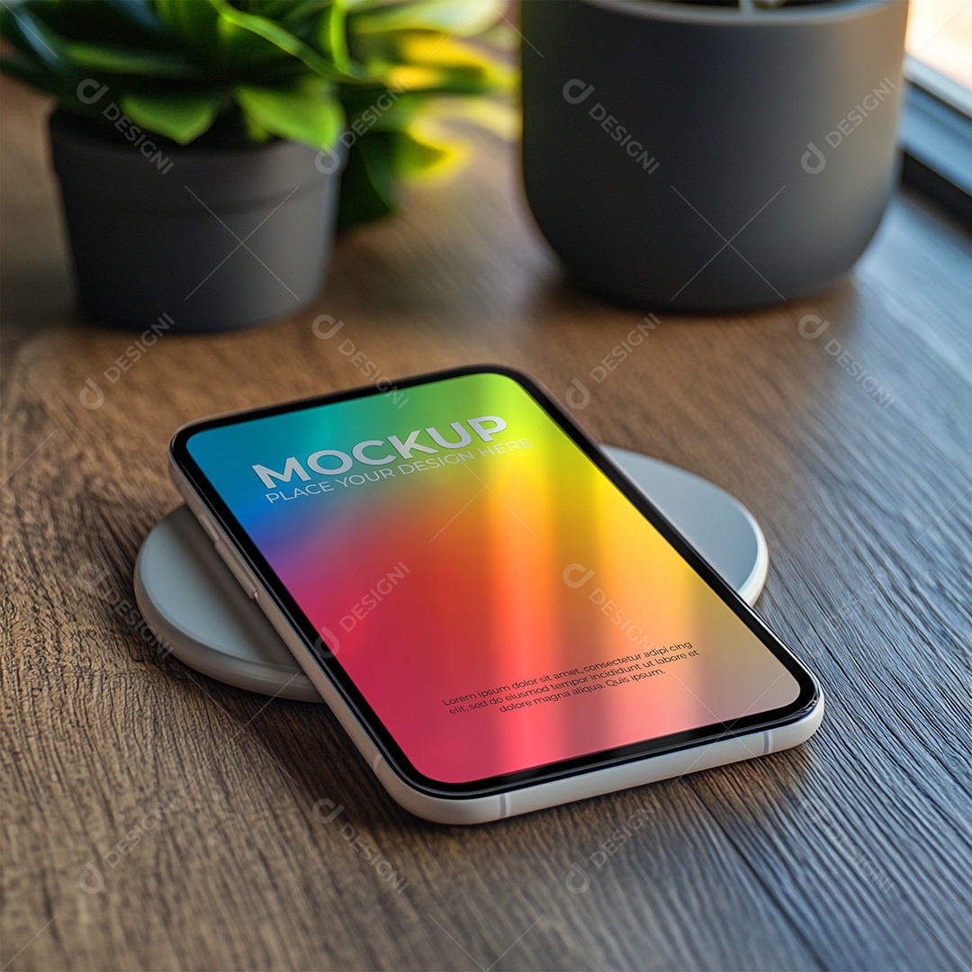 Mockup de Celular Smartphone PSD Editável