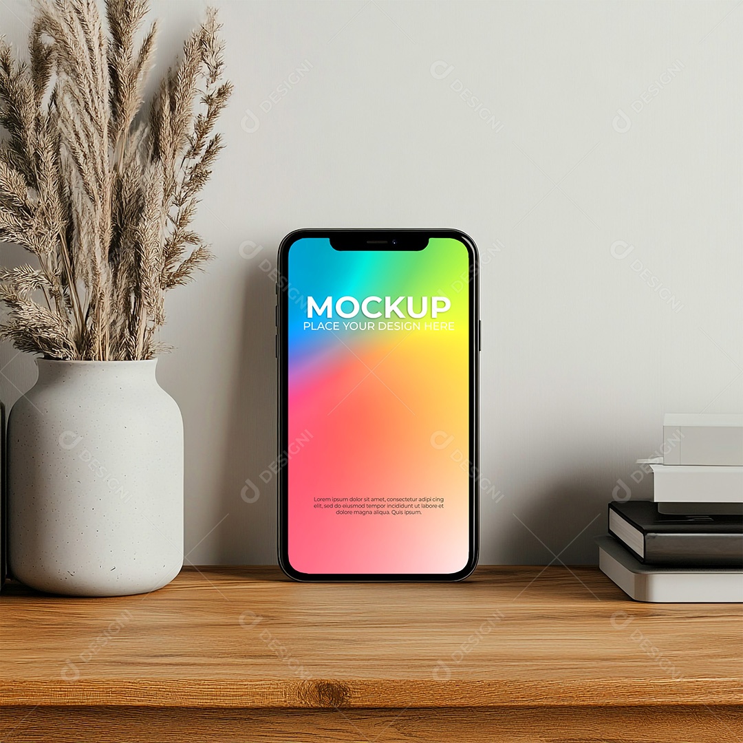 Mockup de Celular Smartphone PSD Editável
