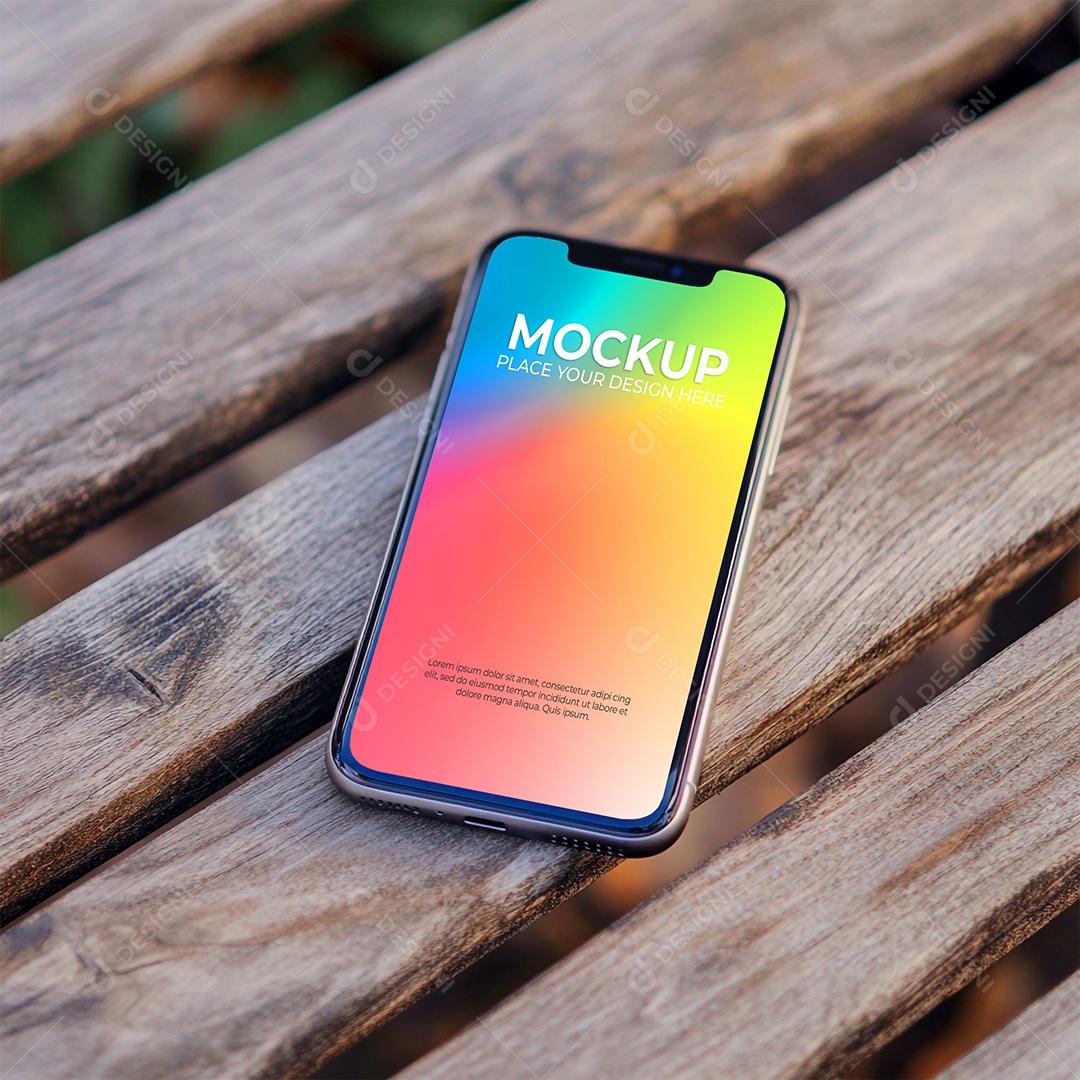 Mockup de Celular Smartphone PSD Editável