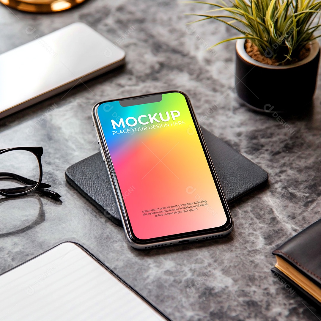 Mockup de Celular Smartphone PSD Editável