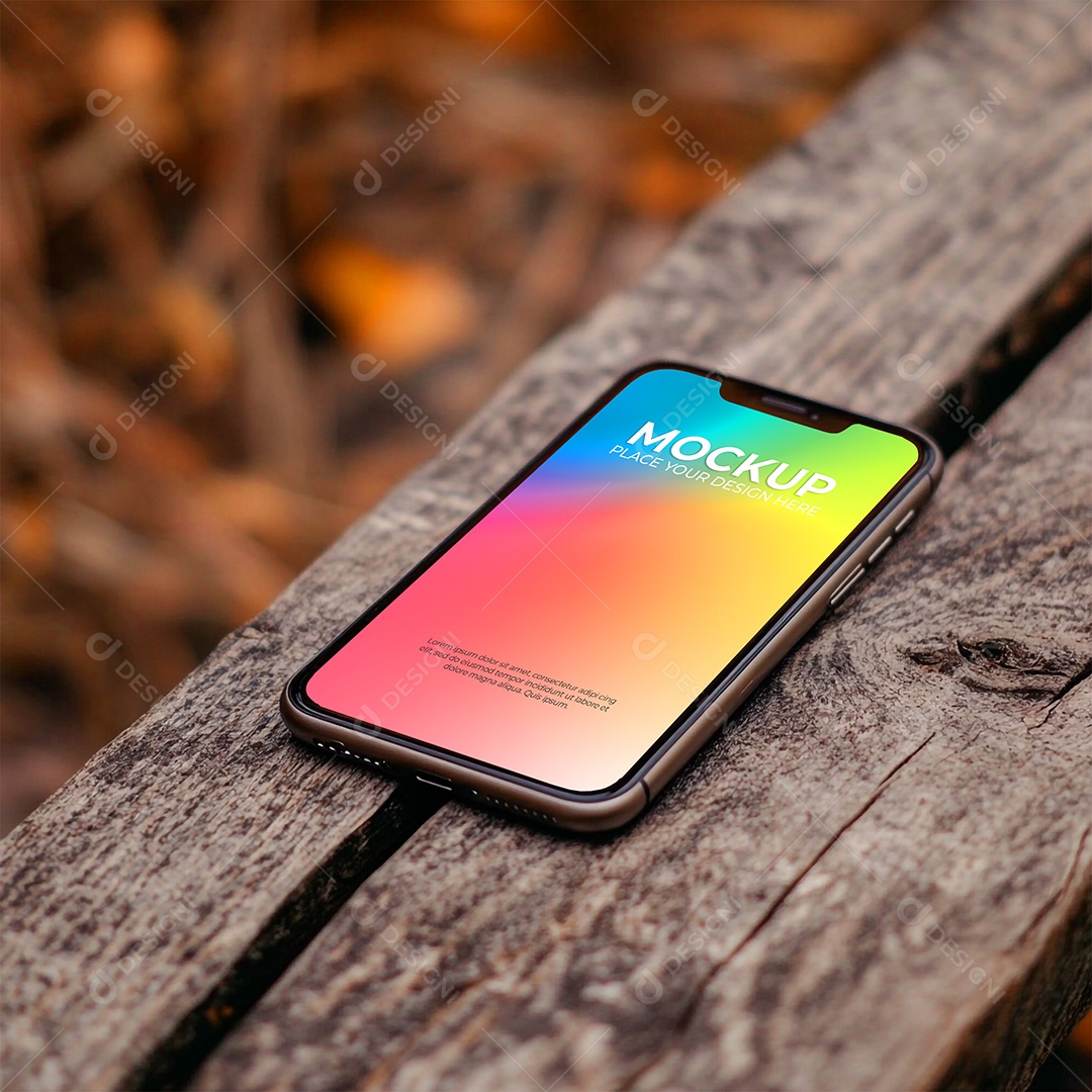 Mockup de Celular Smartphone PSD Editável