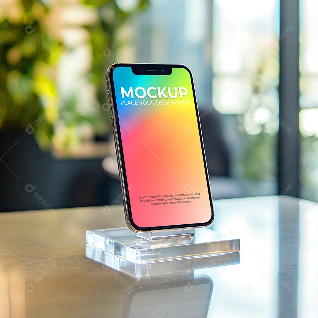 Mockup de Celular Smartphone PSD Editável