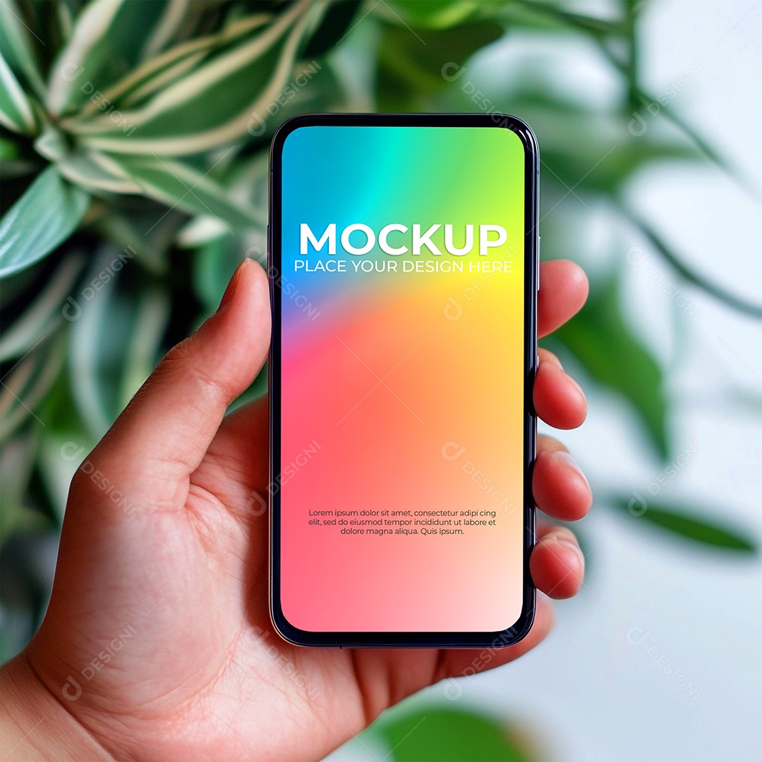 Mockup de Celular Smartphone PSD Editável