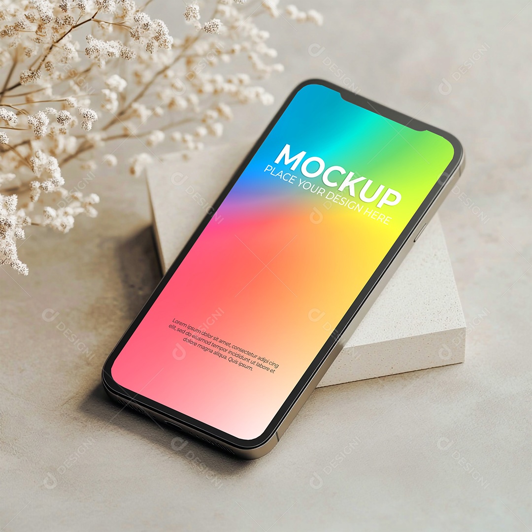 Mockup de Celular Smartphone PSD Editável