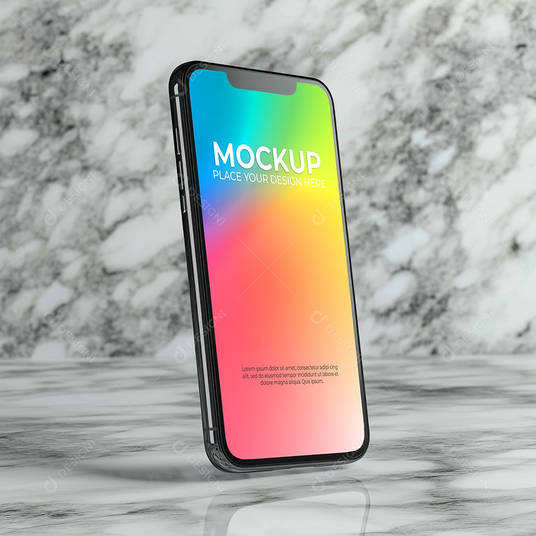 Mockup de Celular Smartphone PSD Editável