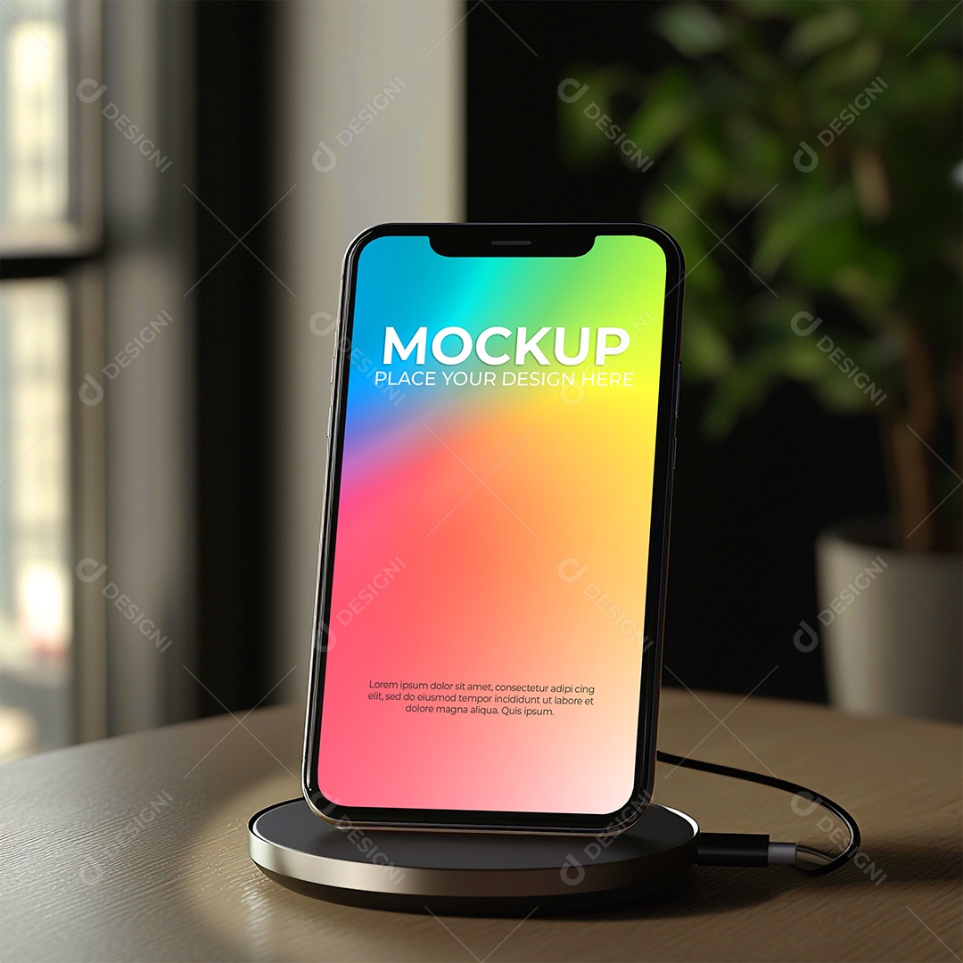 Mockup de Celular Smartphone PSD Editável
