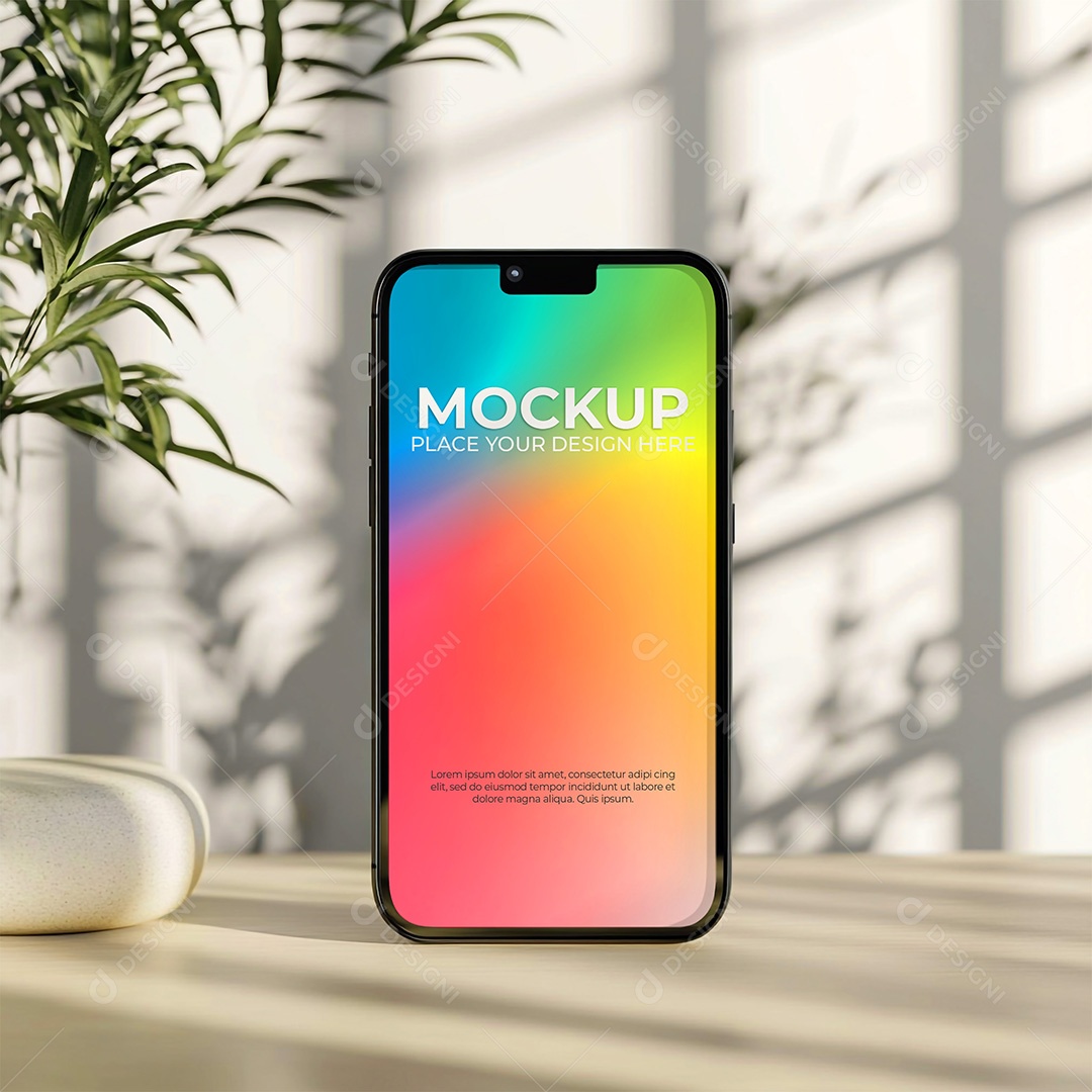 Mockup de Celular Smartphone PSD Editável