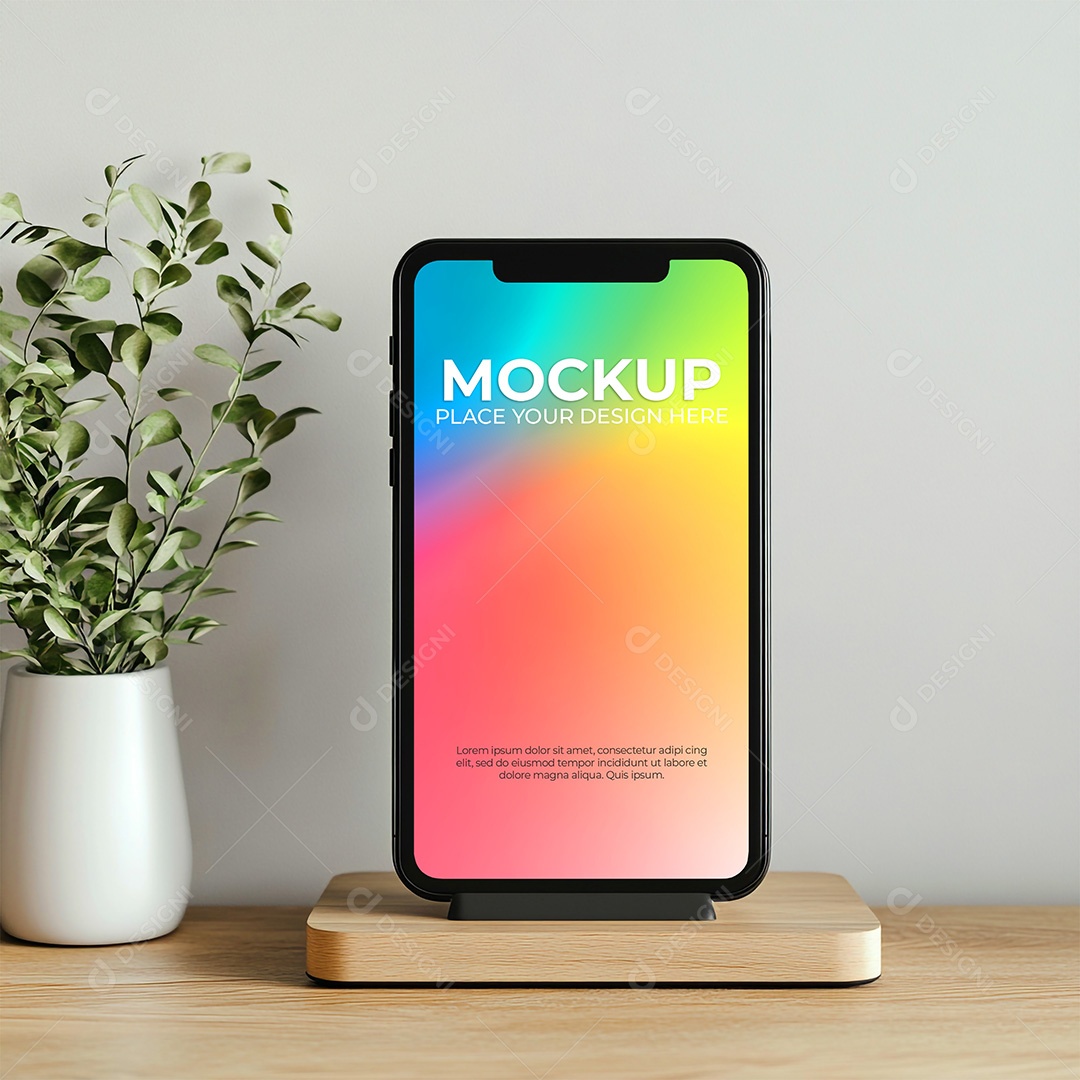 Mockup de Celular Smartphone PSD Editável