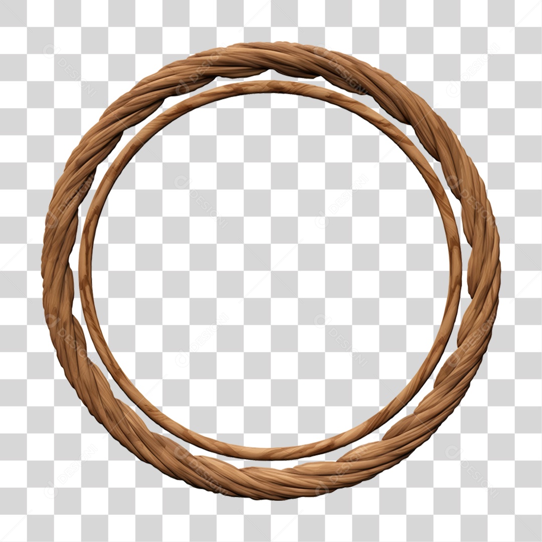 Círculo de Cordas PNG Transparente