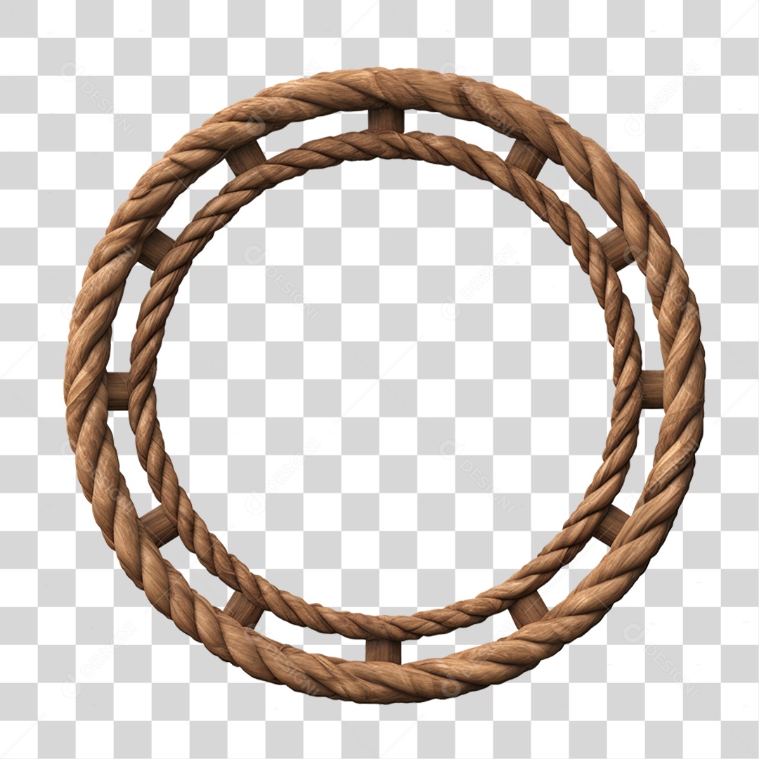 Círculo de Cordas PNG Transparente