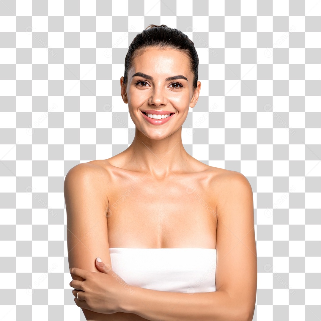 Mulher Sorrindo PNG Transparente