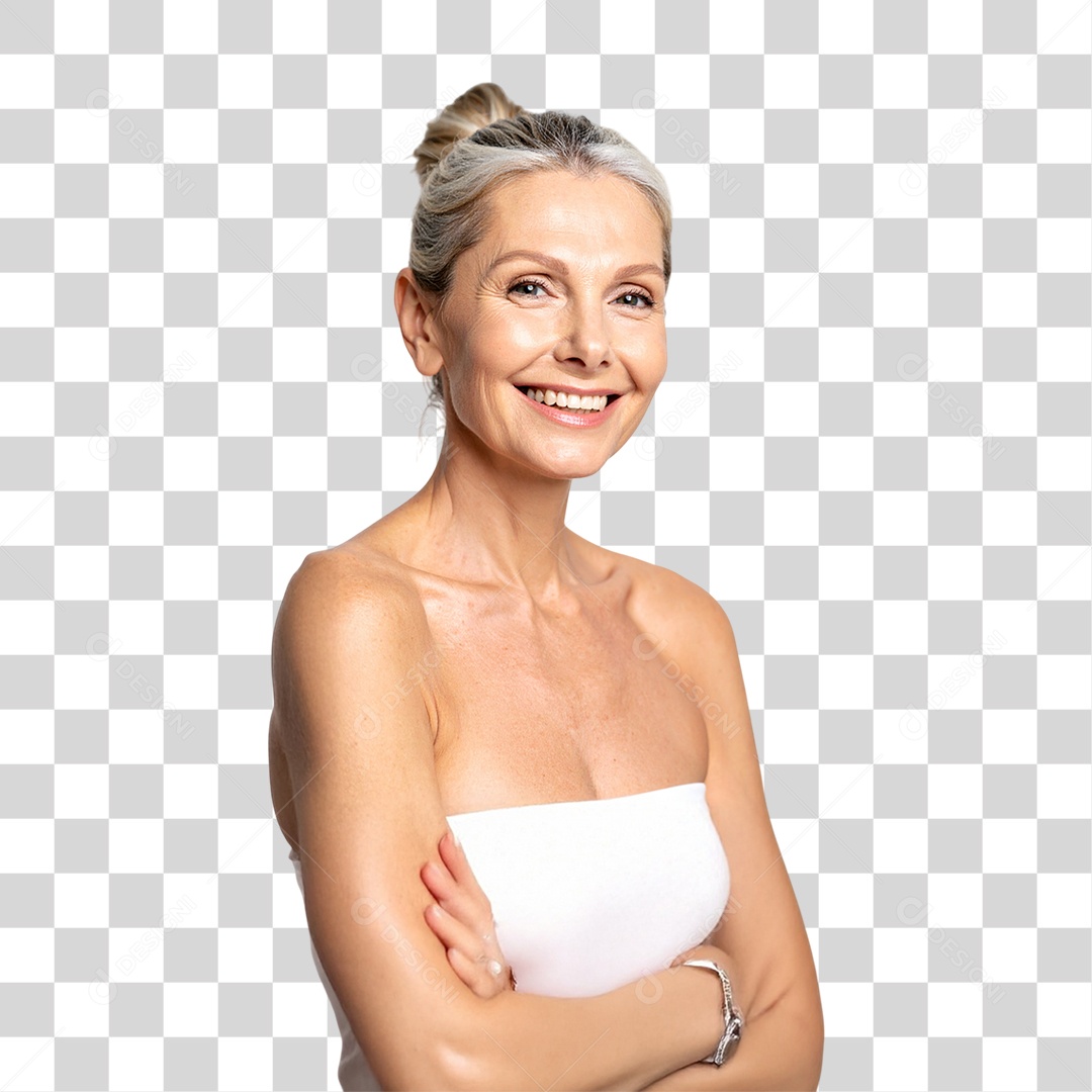 Mulher Sorrindo PNG Transparente