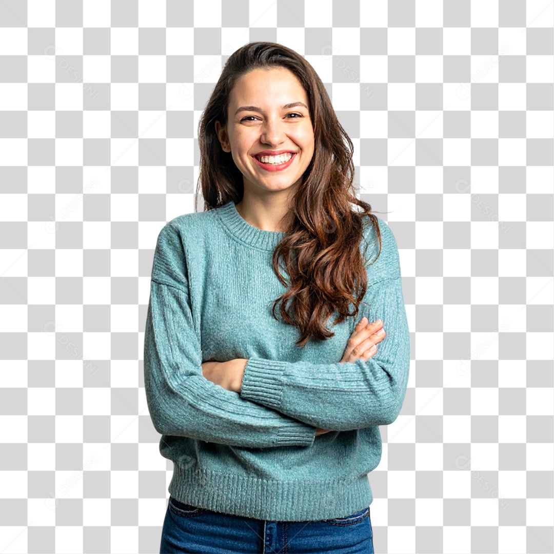 Menina Sorrindo PNG Transparente