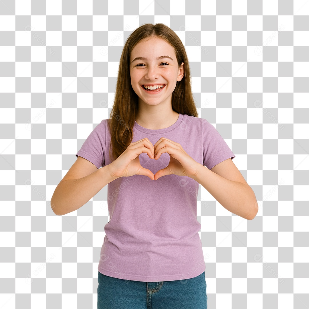Menina Sorrindo PNG Transparente