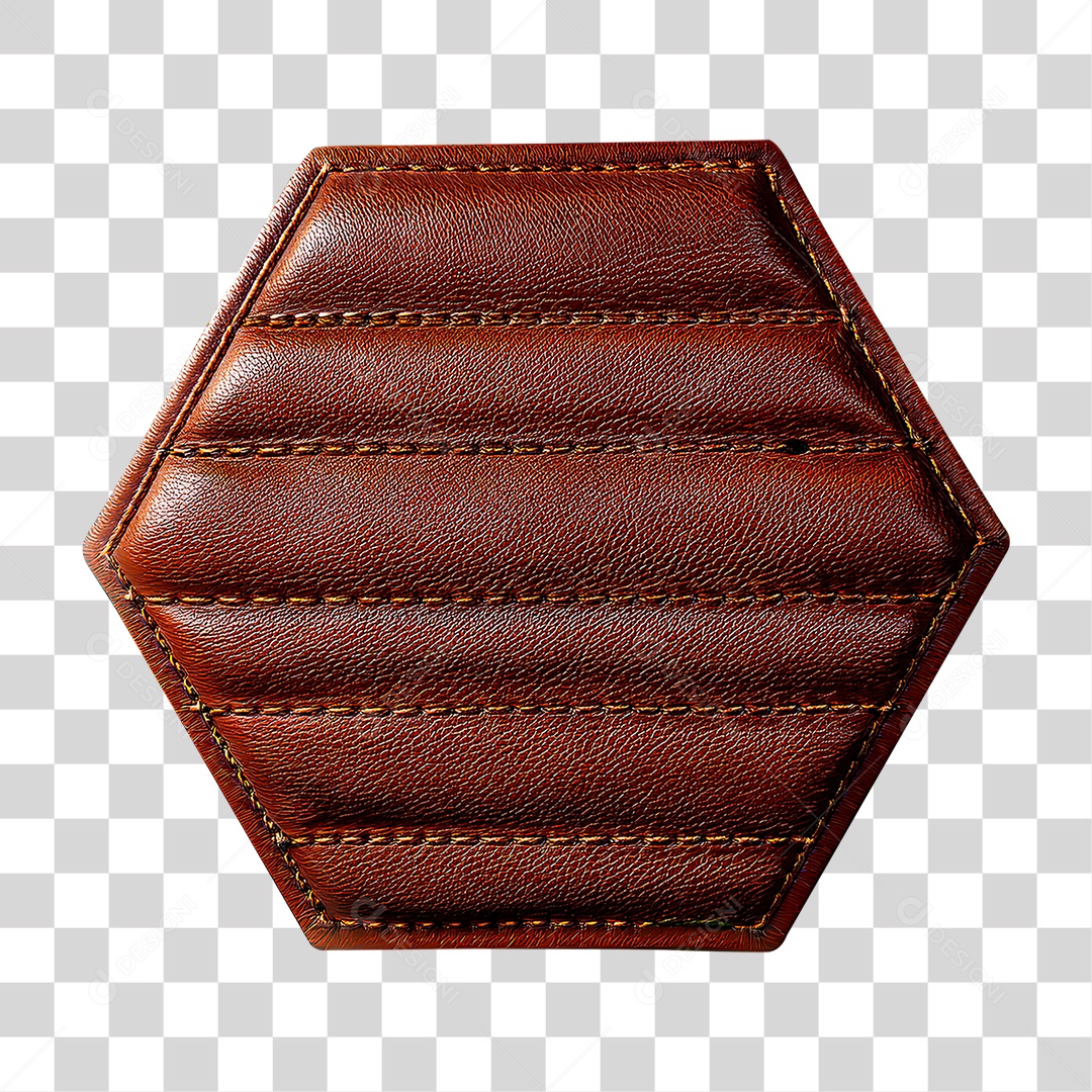 Placa de Couro PNG Transparente