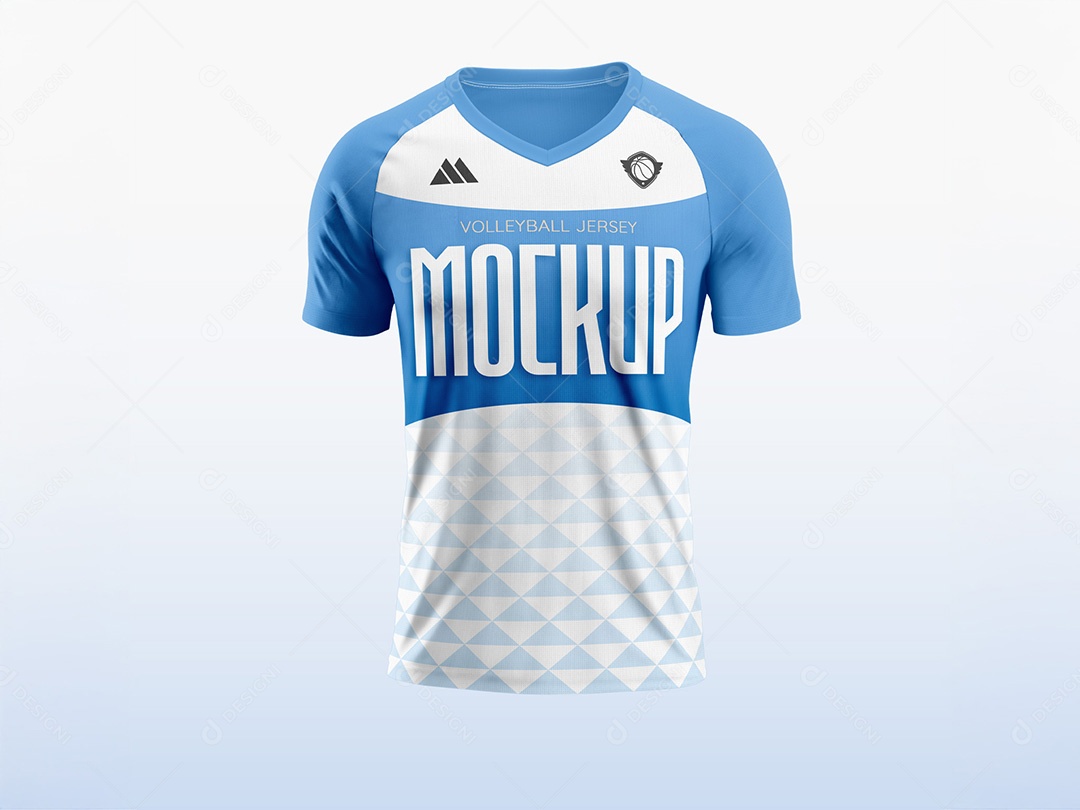 Mockup de Camisa de Volei PSD Editável