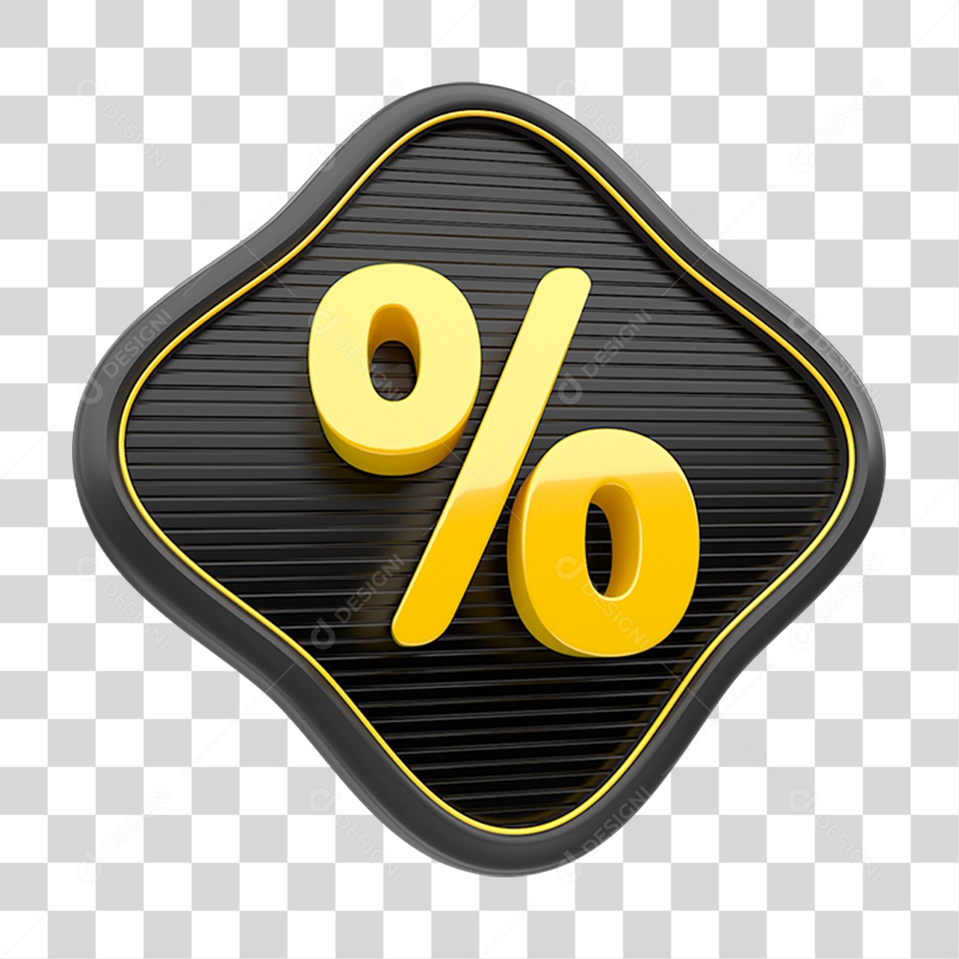 Ícone de Porcentagem PNG Transparente