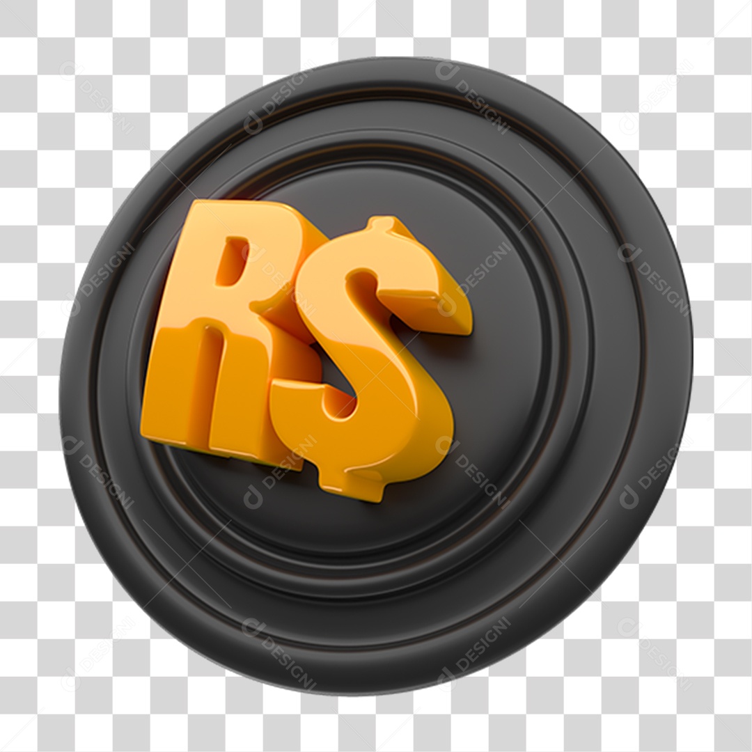 Símbolo de Real PNG Transparente