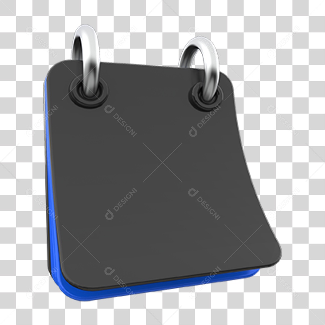 Elemento 3D Calendário PNG Transparente