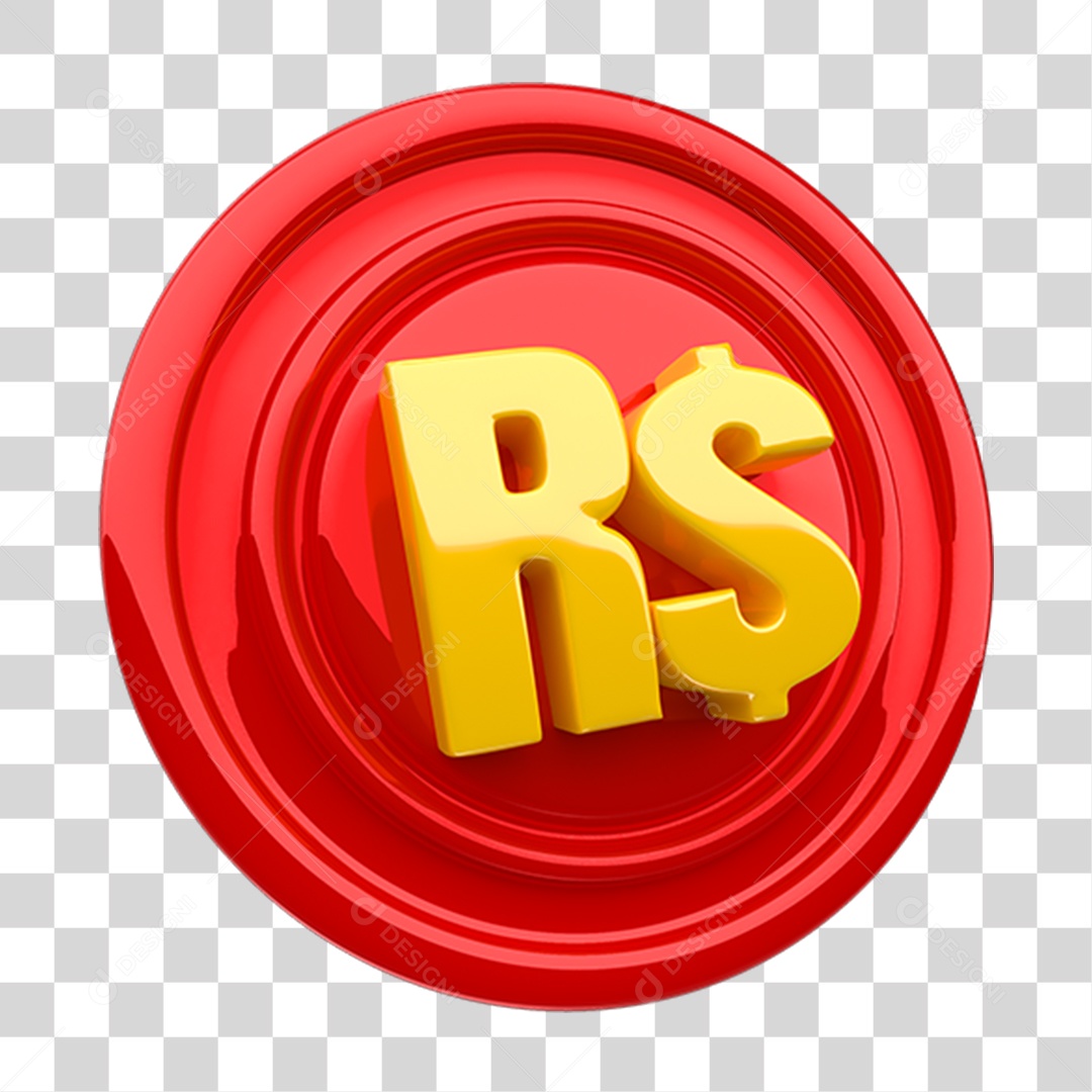 Símbolo de Real PNG Transparente