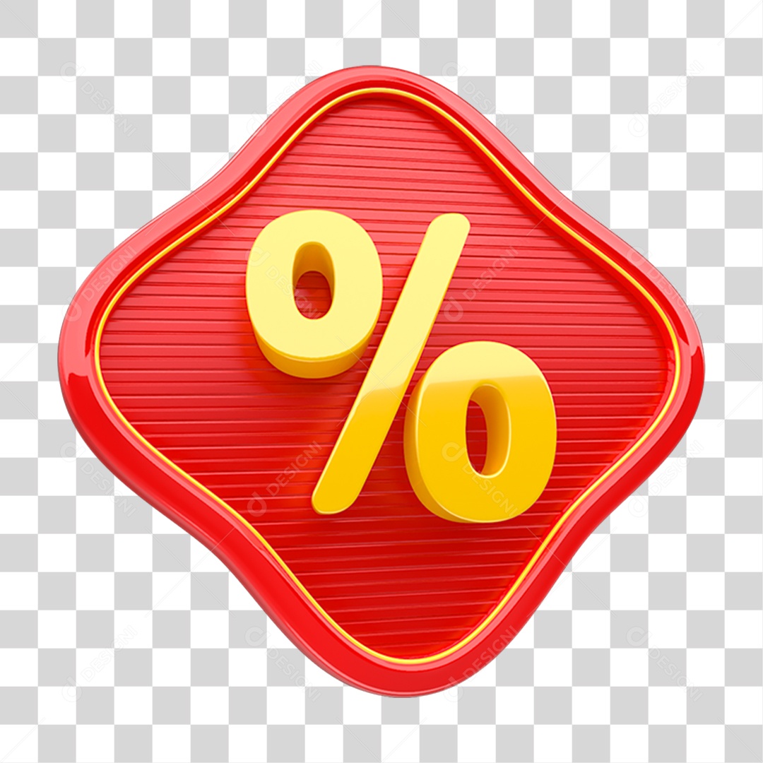 Ícone de Porcentagem PNG Transparente