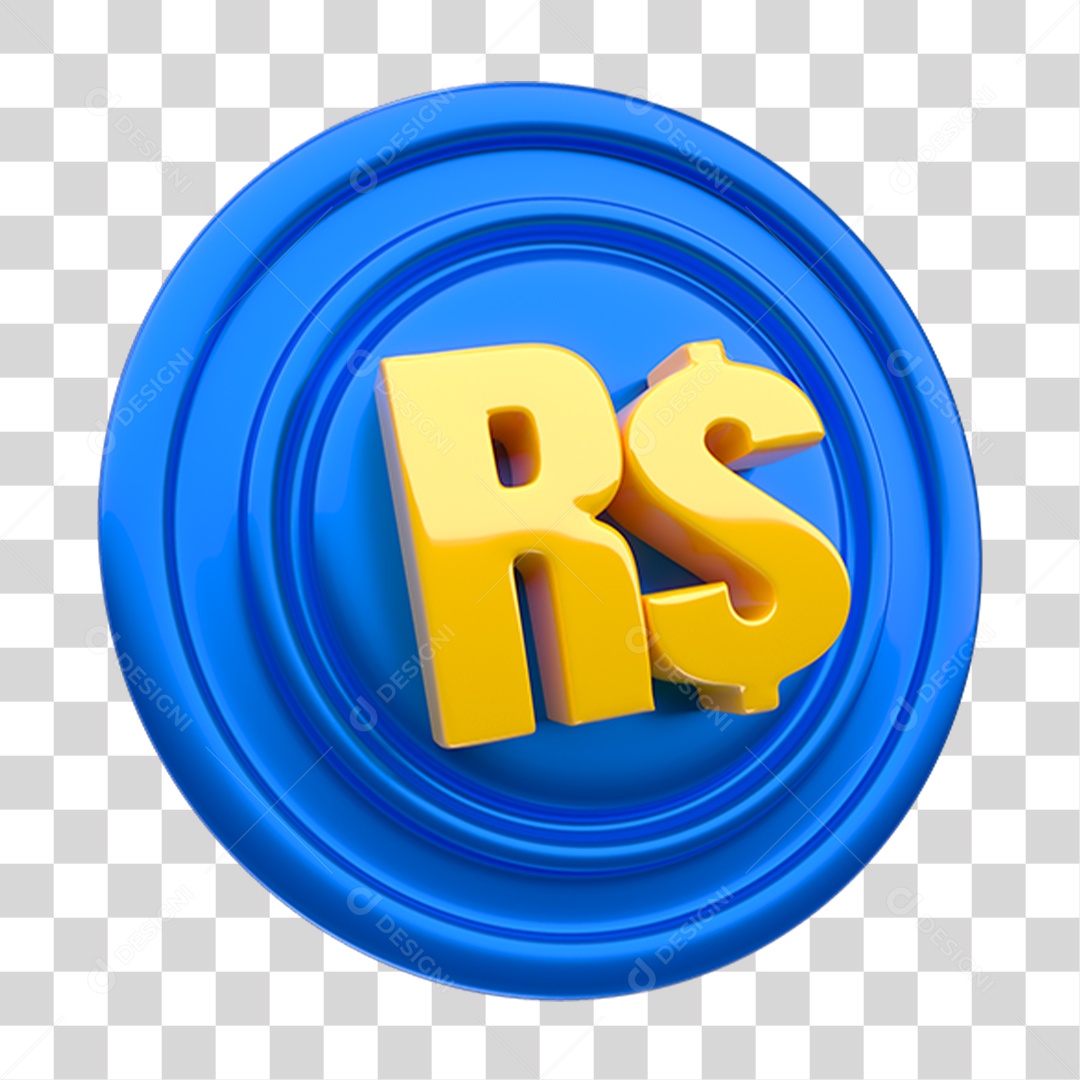 Símbolo de Real PNG Transparente