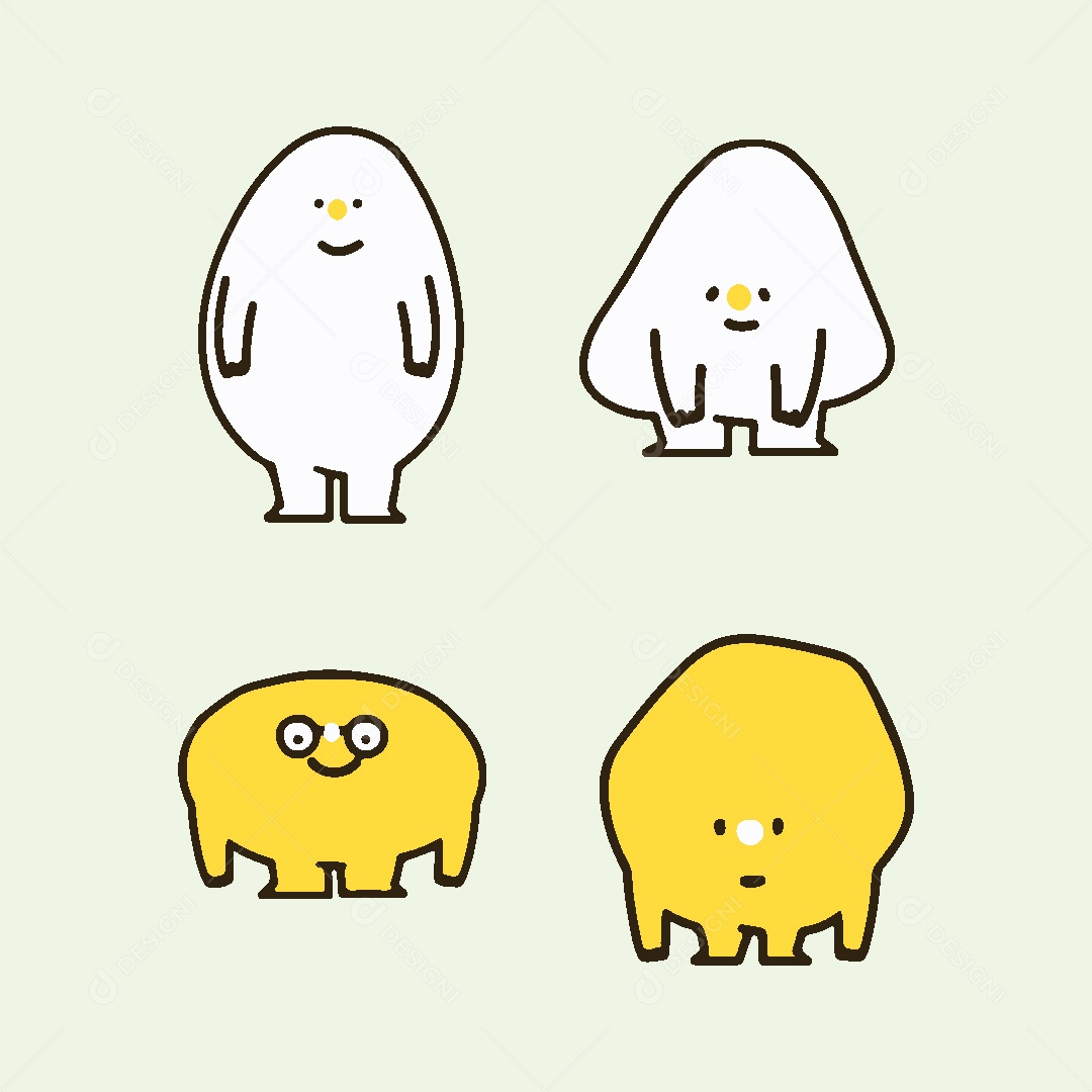 Desenhos de Ovelhas Ilustração Vetor EPS