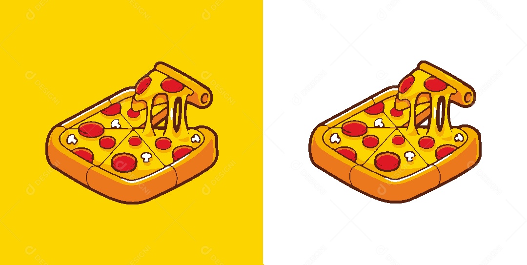 Pizza Ilustração Vetor EPS