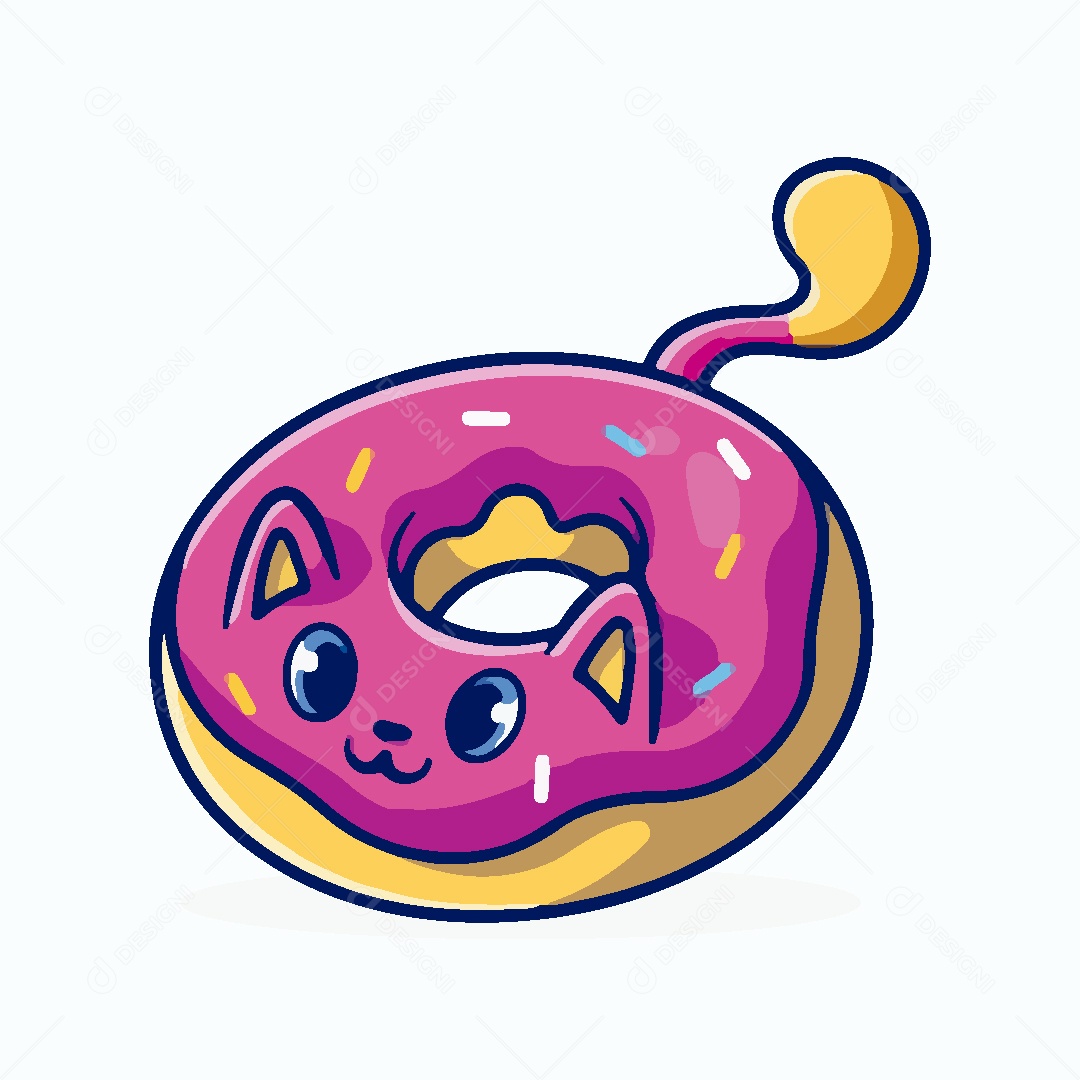 Rosquinha Ilustração Vetor EPS