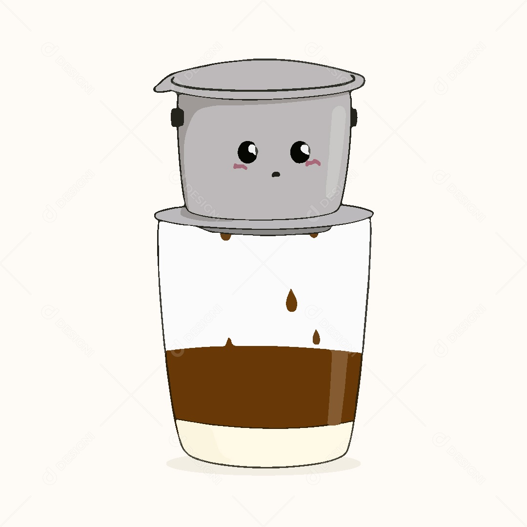 Café Ilustração Vetor EPS