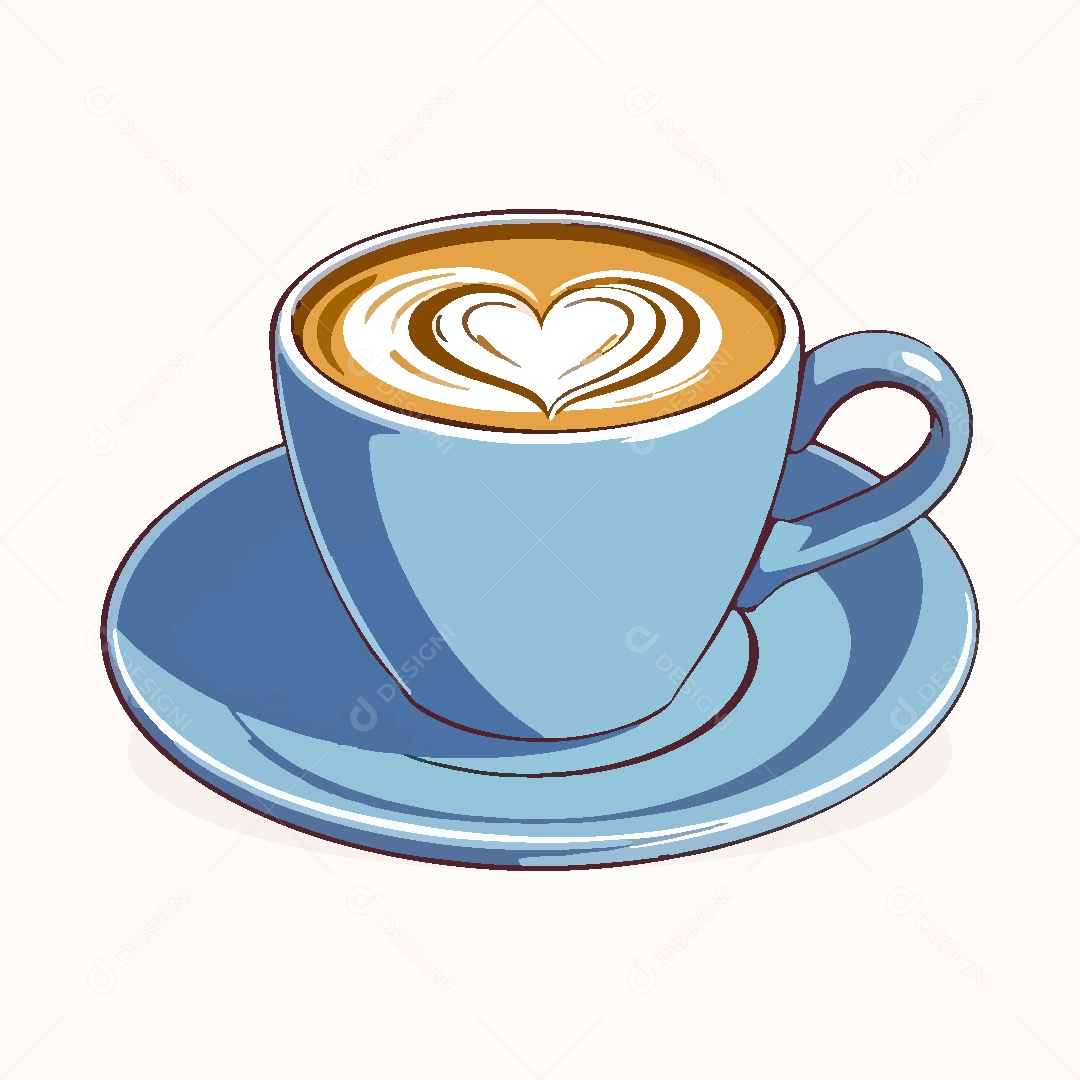 Café Ilustração Vetor EPS