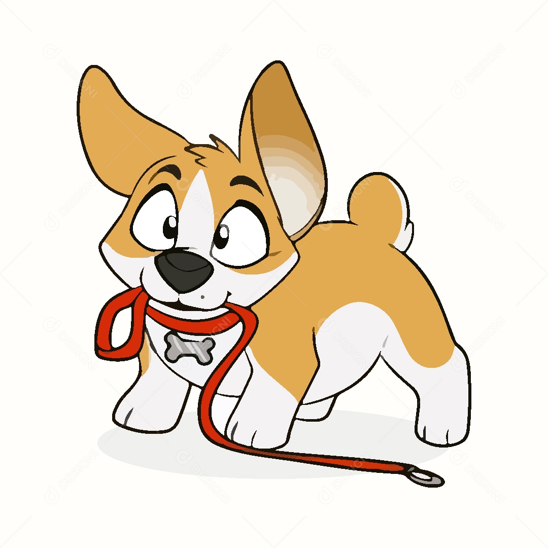 Cachorro Animal Ilustração Vetor EPS